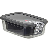 Набор емкостей д/продуктов "Респект"3шт (0,4/0,67/1,2л) Графитовый М1264 Набор емкостей д/продуктов "Респект"3шт (0,4/0,67/1,2л) Графитовый М1264