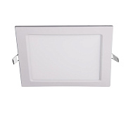 Светильник точечный встраиваемый LED PPL-S 12Вт 6500К квадрат ультратонк (170х20/монтажн d155) /Jazzway