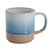 Кружка, 370 мл, бежево-голубая, Azurro HS-HL1040350 Кружка, 370 мл, бежево-голубая, Azurro HS-HL1040350
