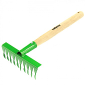 Грабли витые, 10-зубые, 180 мм, с рукояткой 300 мм СИБРТЕХ, 61762 Грабли витые, 10-зубые, 180 мм, с рукояткой 300 мм СИБРТЕХ, 61762