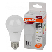 Лампа LED 10Вт Е27, груша, 3000К теплый OSRAM Лампа LED 10Вт Е27, груша, 3000К теплый OSRAM