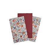 Набор кухонных полотенец (рогожка) 35х60 Радушная хозяйка 3 шт орнамент белый 2209 Набор кухонных полотенец (рогожка) 35х60 Радушная хозяйка 3 шт орнамент белый 2209