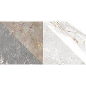Плитка  50х25 Capella белый геометрия GT98VG /Global Tile (1,375м2)