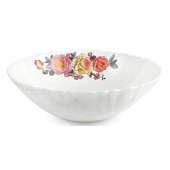 Салатник Розы-2 17,5 см 500 мл опал 6961-сч7 Салатник Розы-2 17,5 см 500 мл опал 6961-сч7