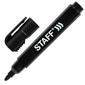  Маркер перманентный черный с колпачком для вскрытия коробок STAFF Basic LOGISTIС PM-150, 3мм,152201 