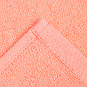  Полотенце 70х130 махровое Экономь и Я персиковый, 100% хлопок, 350 гр/м2 9272978 