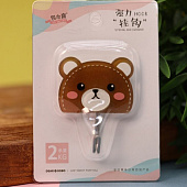Крючок на липучке Bear brown Крючок на липучке Bear brown