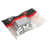 Выключатель встраиваемый проходной 1 клавиша, цвет алюминий, EKF Эпика Выключатель встраиваемый проходной 1 клавиша, цвет алюминий, EKF Эпика