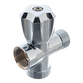 Кран вентильн 3-прох 1/2"х3/4"х1/2" ННВ