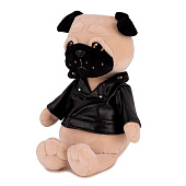 Мягкая игрушка Mopsy, мопс Мопси в кожаной куртке, 20 см, в коробке Мягкая игрушка Mopsy, мопс Мопси в кожаной куртке, 20 см, в коробке