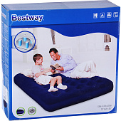 Bestway Матрас надувной 2х местный Double 191х137х22см 67002N 332-002 Bestway Матрас надувной 2х местный Double 191х137х22см 67002N 332-002