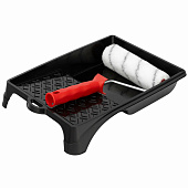  Набор, валик для внутр.раб. 180 мм, ворс 12мм,D 36 мм,полиакрил, и кювета 260х320 мм Россия// Matrix 