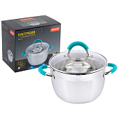 Кастрюля из нержавеющей стали Mallony Bravo 2.9л 005429 Кастрюля из нержавеющей стали Mallony Bravo 2.9л 005429