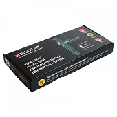  Ручки для дверей БУЛАТ 85.25.67 м/о 85мм, черный, с пружиной 