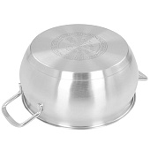 Кастрюля Амалия 3,0л сфер. индукция ст/кр R-30s