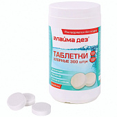 Таблетки хлорные ЛАЙМАДЕЗ 300 штук банка 1 кг 607913 Таблетки хлорные ЛАЙМАДЕЗ 300 штук банка 1 кг 607913