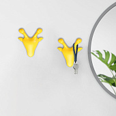 Крючок мебельный CAPPIO GIRAFFE желтый 9608740 Крючок мебельный CAPPIO GIRAFFE желтый 9608740