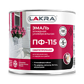Эмаль ПФ-115 Белый матовый Лакра 2 кг Эмаль ПФ-115 Белый матовый Лакра 2 кг