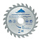  Диск пильный по дереву 150x22,23мм 24зуба Vertextools 