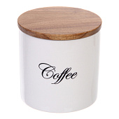 Банка для хранения "White magic" 500мл 10х10,5см для кофе 315-0407 Банка для хранения "White magic" 500мл 10х10,5см для кофе 315-0407
