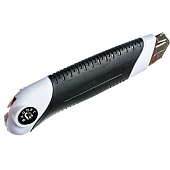 Нож 25мм, обрезиненная рукоятка ,ABS+TPR, стопорн.винт фиксатор, Монтажник Нож 25мм, обрезиненная рукоятка ,ABS+TPR, стопорн.винт фиксатор, Монтажник