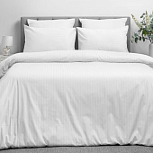  Комплект постельного белья Волшебная Ночь Warm white, 782115, полутороспальный, страйп-дизайн, 8709/2 