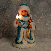 Фигура Моя Ёлочка новогодняя музыкальная Снегурочка 30х15см 275829 Фигура Моя Ёлочка новогодняя музыкальная Снегурочка 30х15см 275829