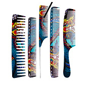  Расческа антистатик для укладки Barber дракон 23х2,6 см, 674-191 