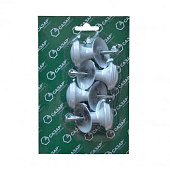 Ручка мебельная РКК 15 Белая 4шт (СКИН) Сазар Ручка мебельная РКК 15 Белая 4шт (СКИН) Сазар