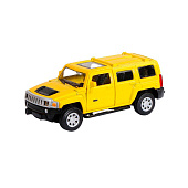 Машина металлическая ТМ Автопанорама 1:43 Hummer H3 цвет: желтый, JB1251268