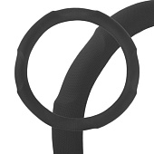 Оплетка SKYWAY Comfort-7 M Черная экокожа Оплетка SKYWAY Comfort-7 M Черная экокожа