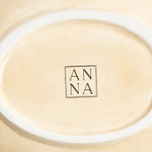  Блюдо Autumn forest 20х17 см, зеленое, Еж на листе ANLAF-FDWS-031224-13 