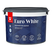 Краска для потолка Tikkurila EURO WHITE 9л Краска для потолка Tikkurila EURO WHITE 9л
