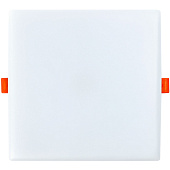 Светильник точечный встраиваемый LED 24Вт BDLS квадрат белый безрамочный (170х25/монтажн d50-160) /Smartbuy Светильник точечный встраиваемый LED 24Вт BDLS квадрат белый безрамочный (170х25/монтажн d50-160) /Smartbuy