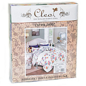  Комплект постельного белья 2 спальный Cleo сатин набивной Satin Lux 20/013-SL 