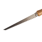  Мини-ножовка для гипсокартона 160мм, с деревянной рукояткой, STAYER MASTER 