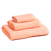  Полотенце 70х130 махровое Love Life Border цвет персиковый, 100% хлопок, 380 гр/м2 
