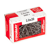 Гвозди толевые 2,0х20 (0,3 кг) Стройбат Гвозди толевые 2,0х20 (0,3 кг) Стройбат