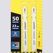 Полотна STAYER, T118GF, по металлу (0,5-1,5мм), T-хвост., шаг 1,1мм, 50мм (уп.2шт) Полотна STAYER, T118GF, по металлу (0,5-1,5мм), T-хвост., шаг 1,1мм, 50мм (уп.2шт)