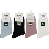 Носки женские Fute р. 36-40, цвет микс, высокий паголенок, 5635 