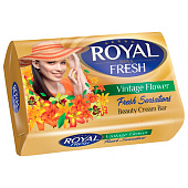  Крем-мыло туалетное Royal Fresh Винтажный цветок 100гр 