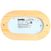 Светильник влагозащищенный овал Camelion 1401D Цвет КЛЁН "Решетка" 60Вт Светильник влагозащищенный овал Camelion 1401D Цвет КЛЁН "Решетка" 60Вт