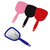 Зеркало с ручкой МИКС, 8х10/9,5х21см, пластик, 1492132 Зеркало с ручкой МИКС, 8х10/9,5х21см, пластик, 1492132