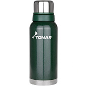  Термос (HS.TM-057-G) 1000ML с ситечком зеленый (2 крышки-кружки) TONAR 