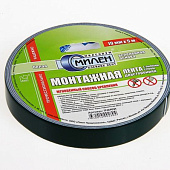 Двухсторонняя клейкая лента 19ммх5м проф. монтажная белая МИЛЕН Двухсторонняя клейкая лента 19ммх5м проф. монтажная белая МИЛЕН