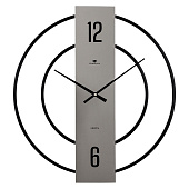  Часы Рубин Отражение 2, d 50 см, металл/зеркало, откр стрелка, черный, 5002-002 (5) 