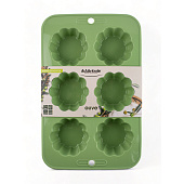 Форма для кексов OLIVE 6 ячеек ABO028 Форма для кексов OLIVE 6 ячеек ABO028