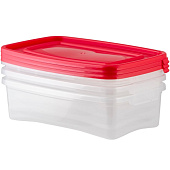 Набор контейнеров СВЧ 0,7 л "Каскад" 3шт (18) С54001 Набор контейнеров СВЧ 0,7 л "Каскад" 3шт (18) С54001