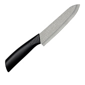 Нож кухонный керамический Black лезвие 15 см. ручка soft-touch чёрный 852232