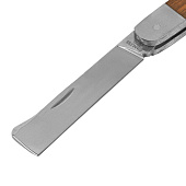  Нож садовый, 173 мм, складной, копулировочный, деревянная рукоятка// PALISAD , 79002 